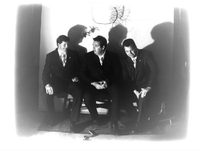 Richard, Hayden and Michael Sharpe as photographed by Keith Lincoln Cook.